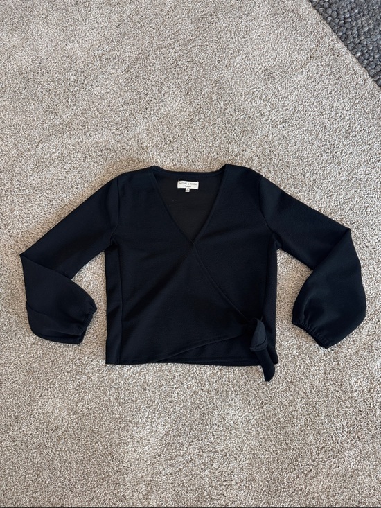 Madewell Tops - Madewell Black Texture & Thread Knit Top